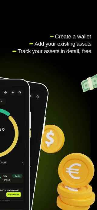 Wallet app — feature screen